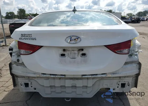 2012 Hyundai Elantra Gls z USA, uszkodzony, nr VIN 5NPDH4AE8CH065360